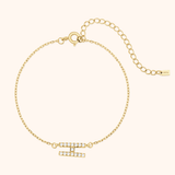 Alpha Letters Sparkle Bracelet
