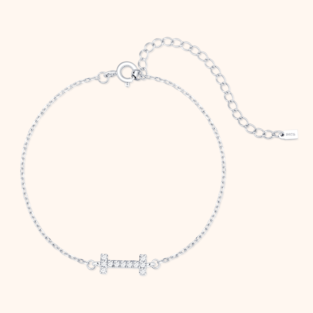Alpha Letters Sparkle Bracelet