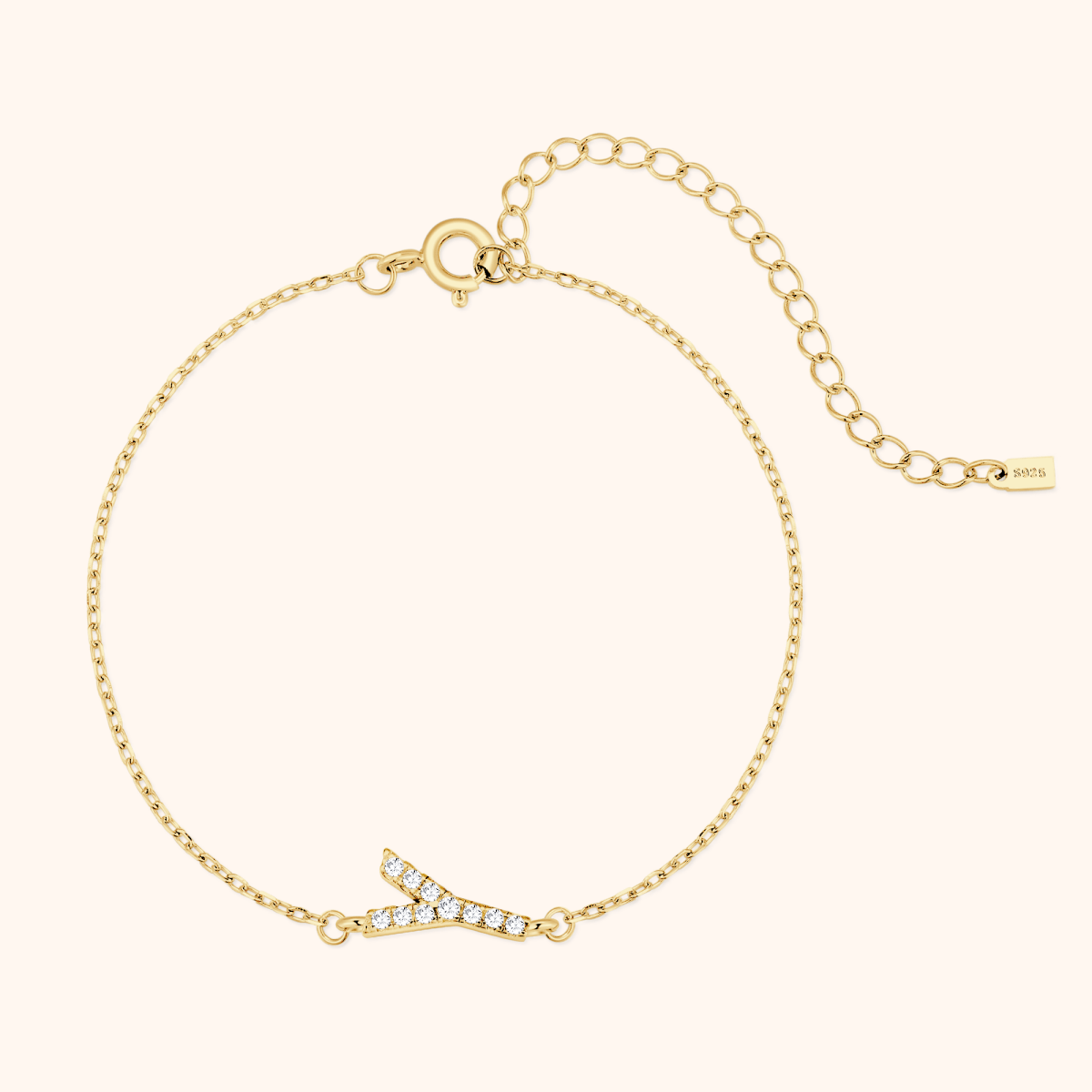 Alpha Letters Sparkle Bracelet