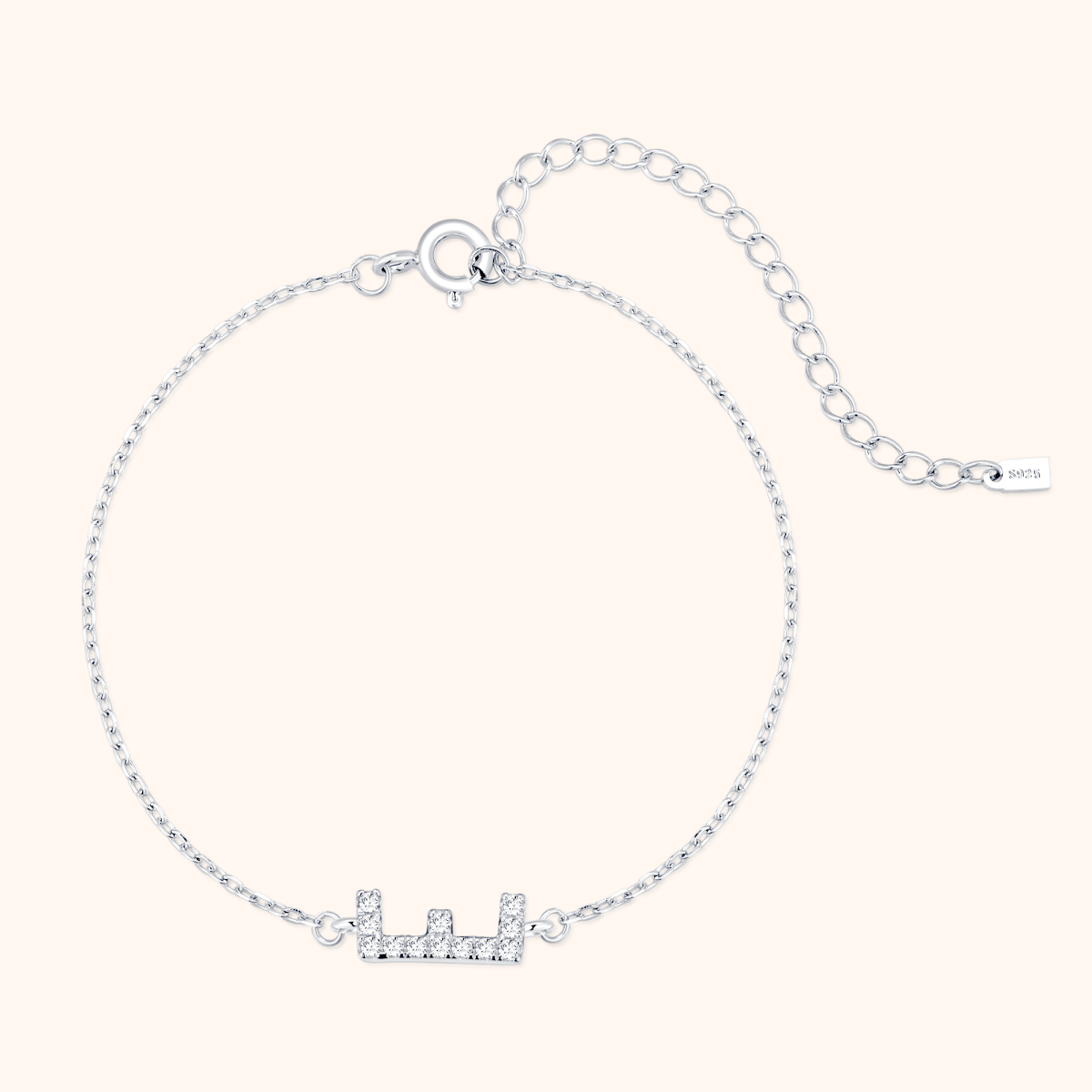 Alpha Letters Sparkle Bracelet