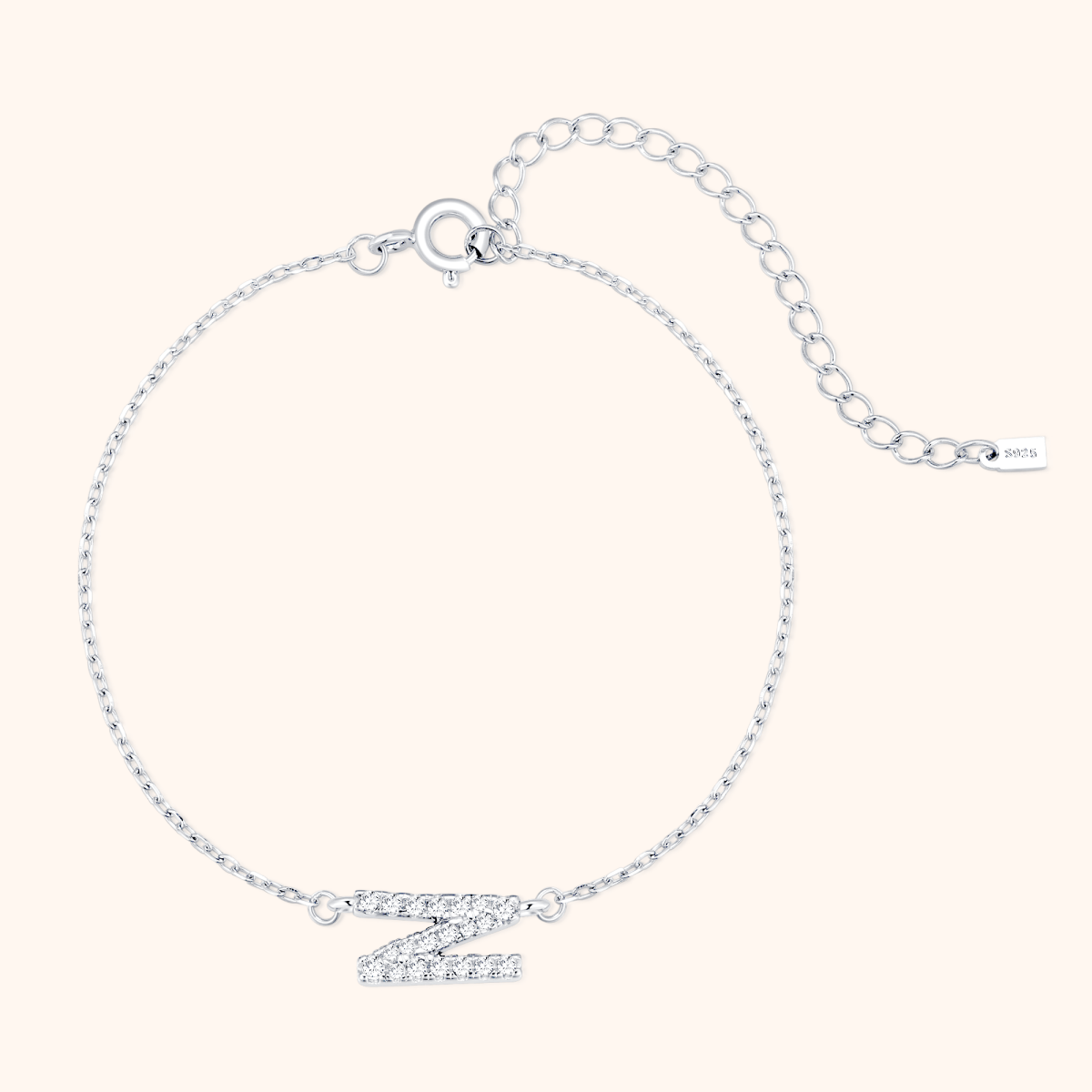 Alpha Letters Sparkle Bracelet