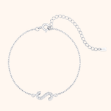 Alpha Letters Sparkle Bracelet