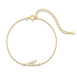 Alpha Letters Sparkle Bracelet