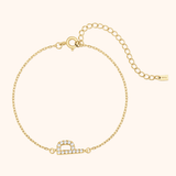 Alpha Letters Sparkle Bracelet