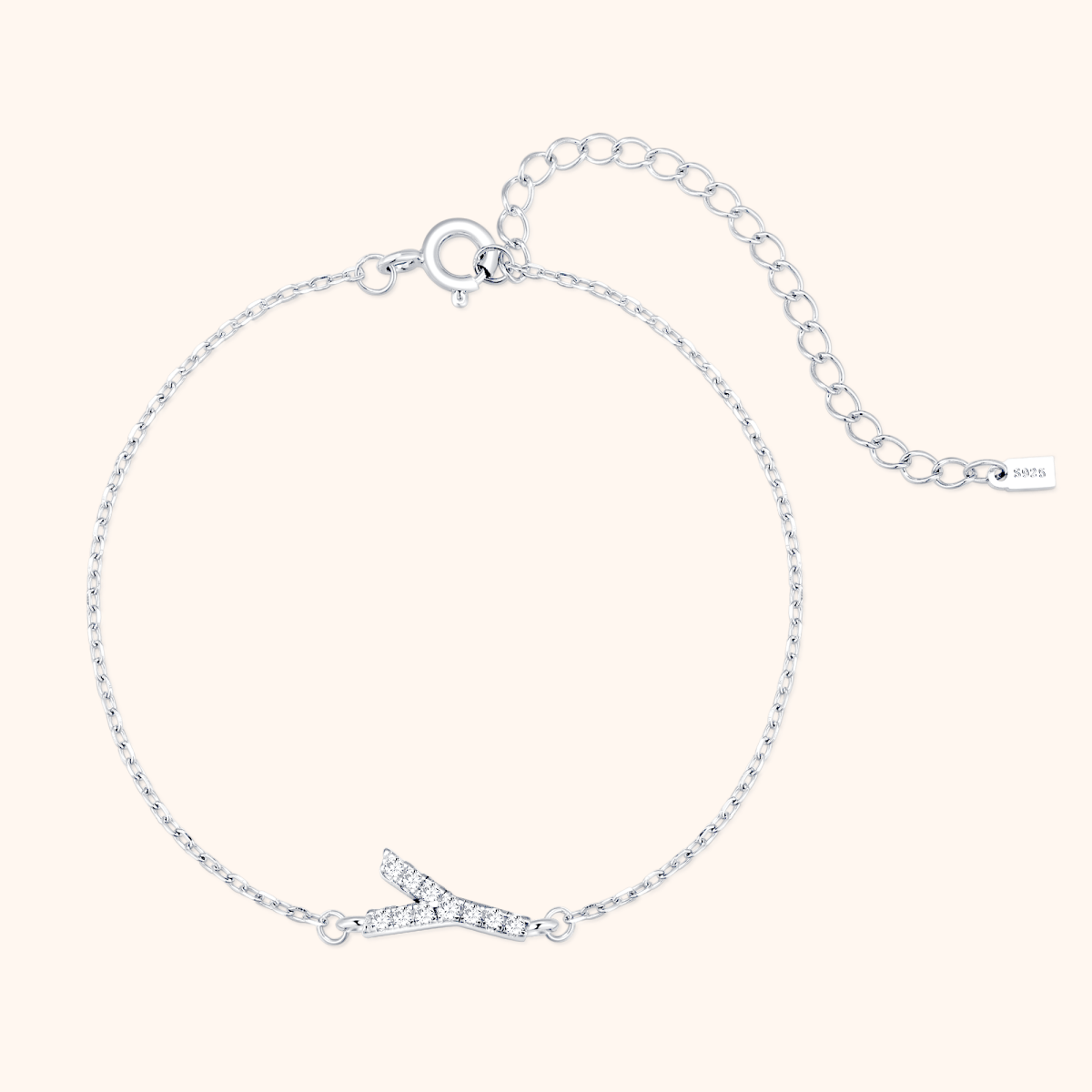 Alpha Letters Sparkle Bracelet
