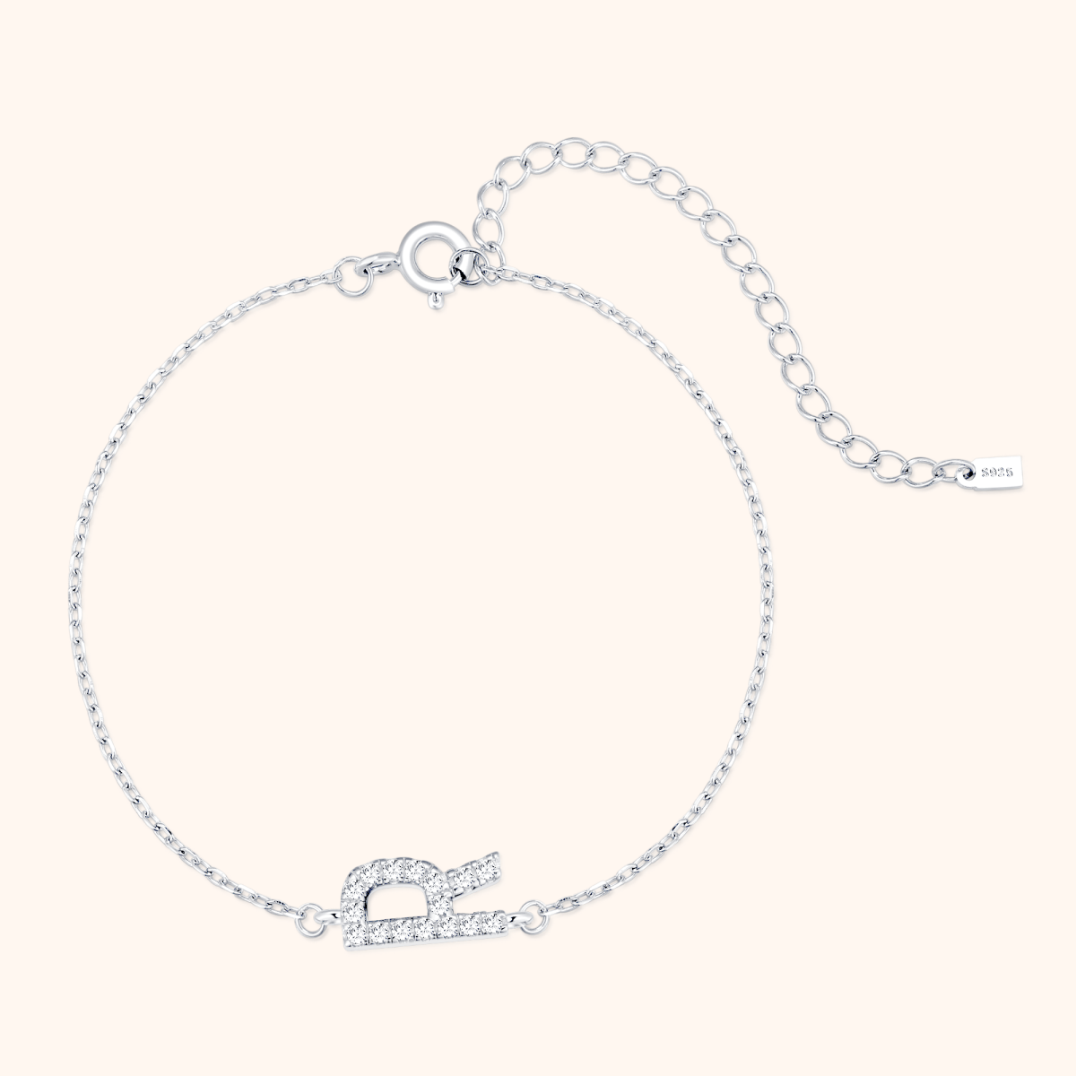 Alpha Letters Sparkle Bracelet