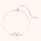 Alpha Letters Sparkle Bracelet