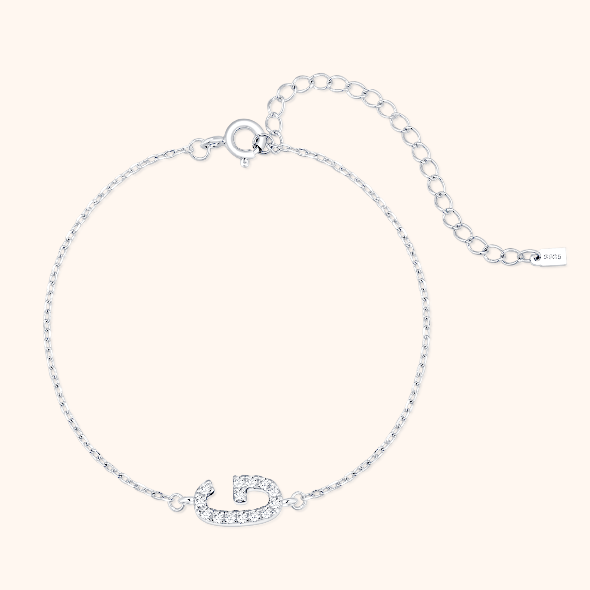 Alpha Letters Sparkle Bracelet