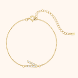 Alpha Letters Sparkle Bracelet