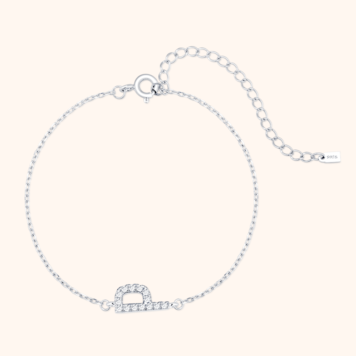 Alpha Letters Sparkle Bracelet