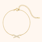 Alpha Letters Sparkle Bracelet