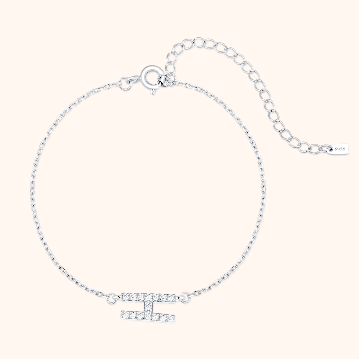 Alpha Letters Sparkle Bracelet