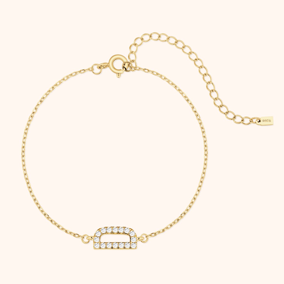 Alpha Letters Bracelet Sparkle