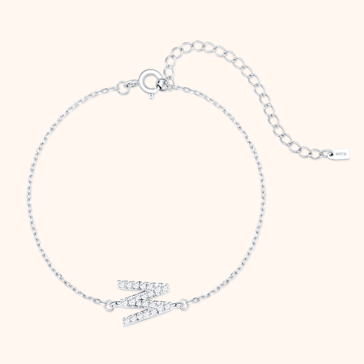 Alpha Letters Sparkle Bracelet