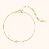Alpha Letters Sparkle Bracelet