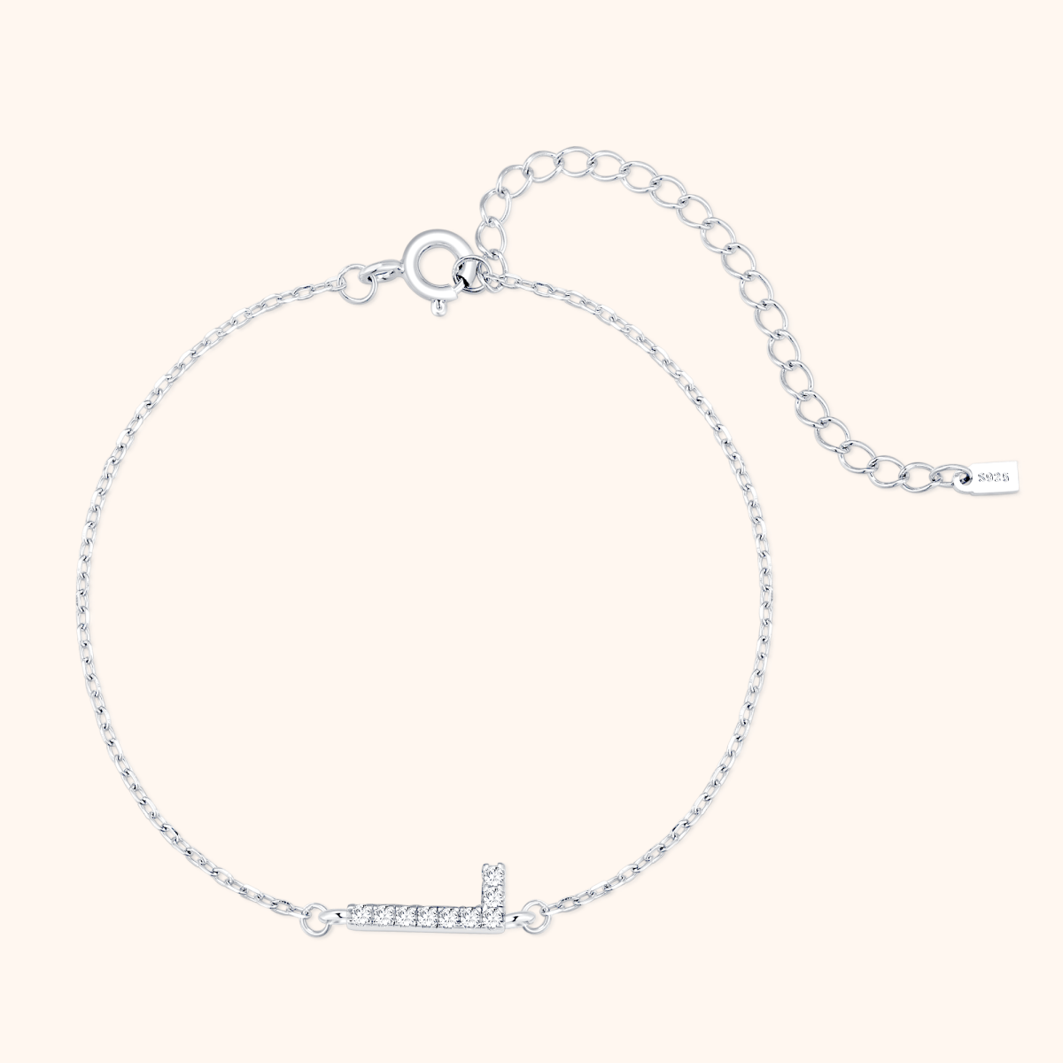 Alpha Letters Sparkle Bracelet
