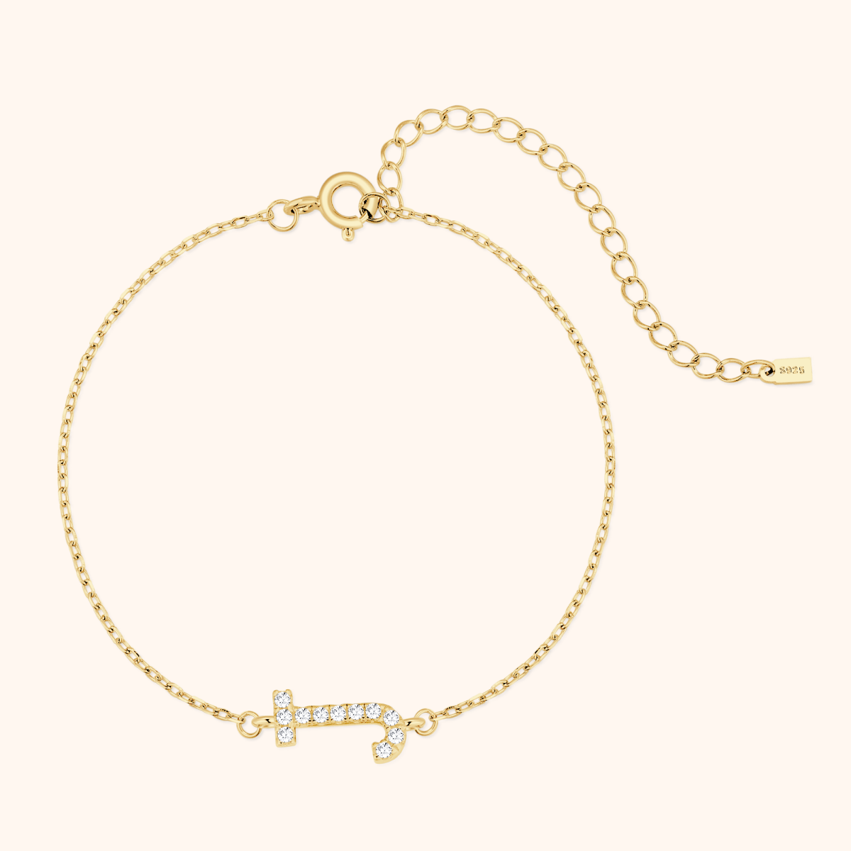 Alpha Letters Sparkle Bracelet