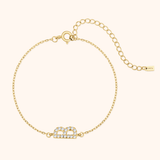 Alpha Letters Sparkle Bracelet