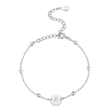 Initial Circle Bracelet