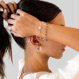 Initial Circle Bracelet