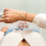 Initial Circle Bracelet