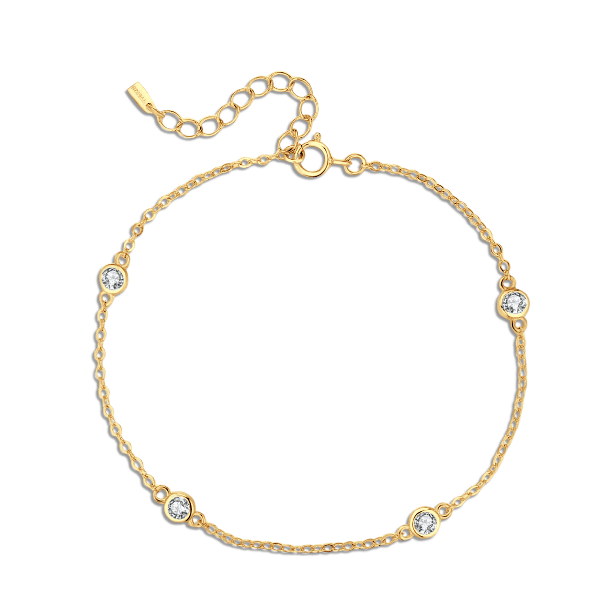 Four Diamond Bracelet