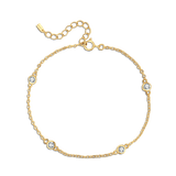 Four Diamond Bracelet