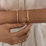Rectangular Link Bracelet