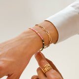 Link and Circle Bracelet