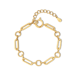Link and Circle Bracelet
