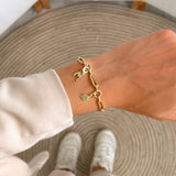 Link and Circle Bracelet