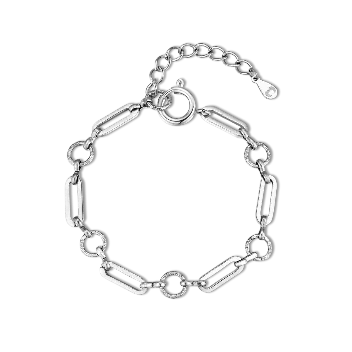 Link and Circle Bracelet