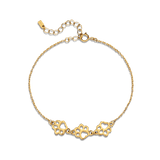 Paw Prints Trio Bracelet