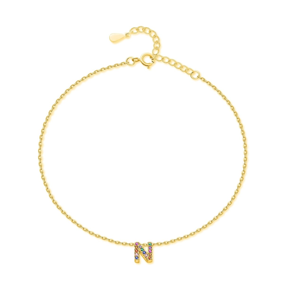 Shiny Initial Bracelet