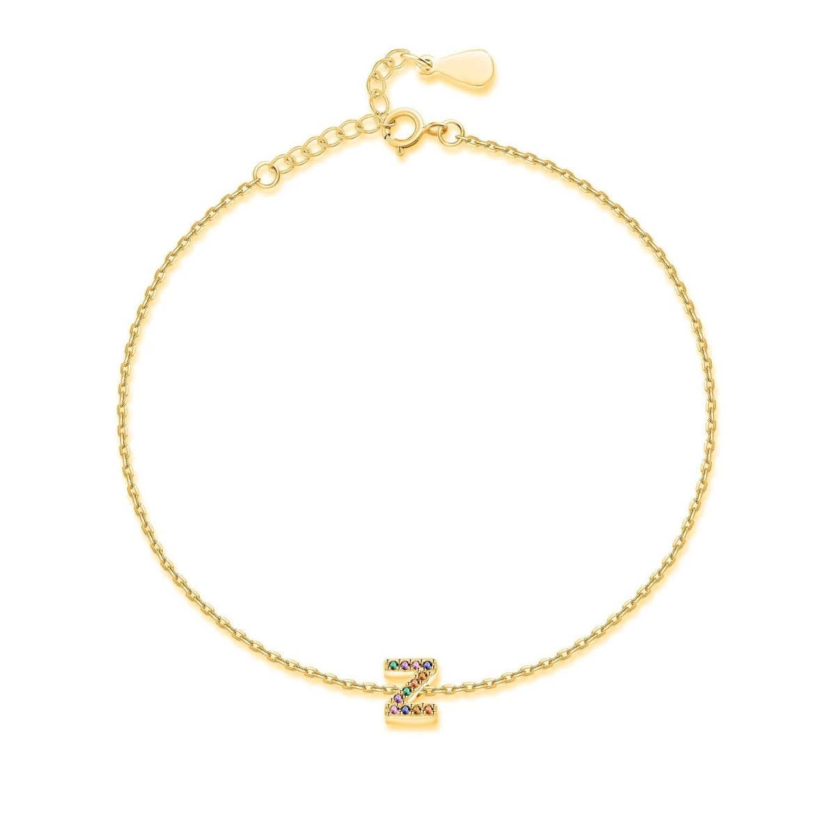 Shiny Initial Bracelet