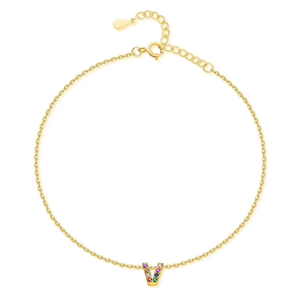 Shinny Initial Bracelet