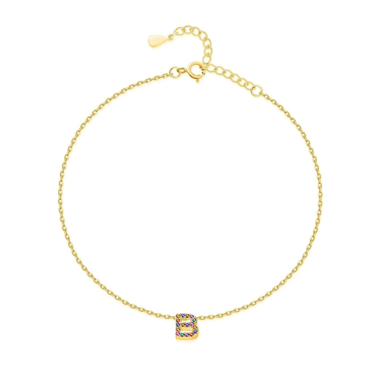 Shiny Initial Bracelet