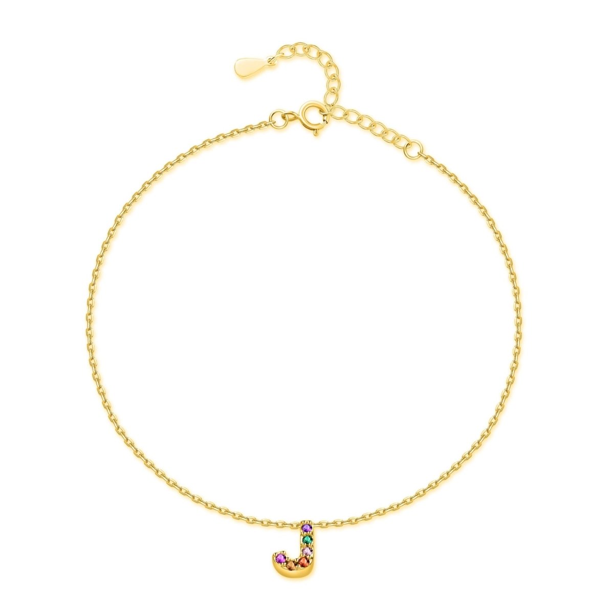 Shiny Initial Bracelet