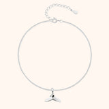 Dolphin or Whale Fin Anklet