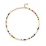 Colour Stones Anklet