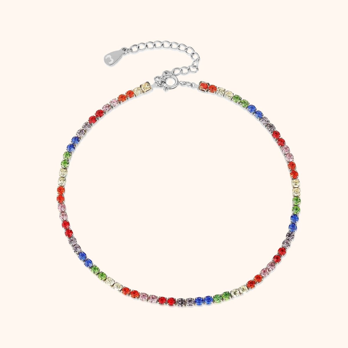 Radiant Colours Ankle Bracelet