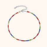Radiant Colours Ankle Bracelet