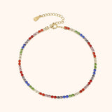 Radiant Colours Ankle Bracelet