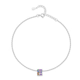 Initial Anklet with Colourful Letters