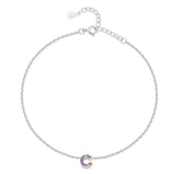 Initial Anklet with Colourful Letters