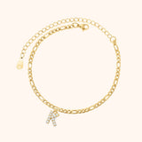 Initials Anklet