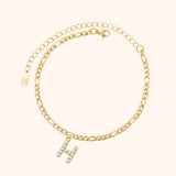 Initials Anklet