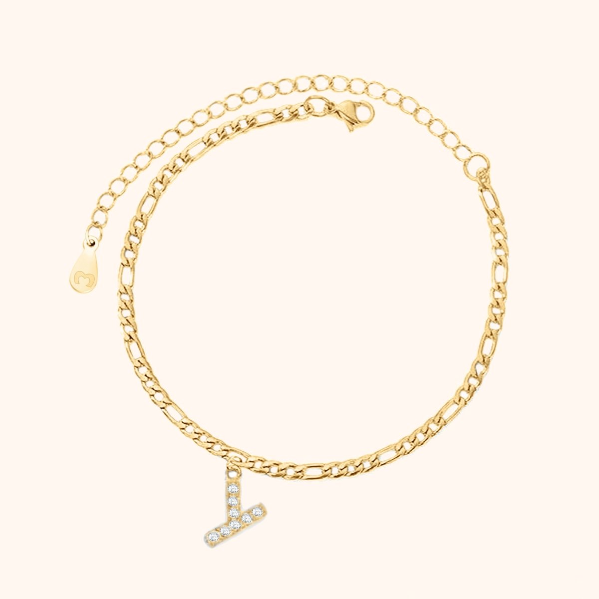 Initials Anklet