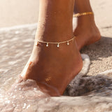 Starry Rain Ankle Bracelet
