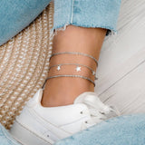 Starry Rain Ankle Bracelet
